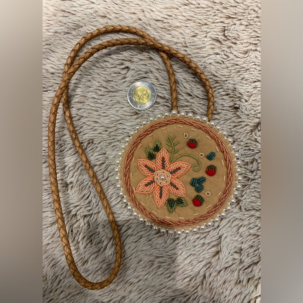 Beaded Medallion Necklace